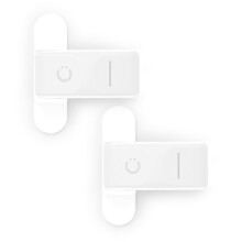 Ubbi Garde-pince de porte, sécurité enfant, protège-doigts, 2 pièces, blanc