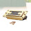 Bass Humbucker Pickup 15mm 4-String Golden 3
