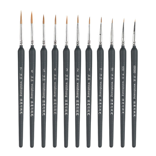 Zynic Miniaturpinselset Acryl Aquarell Öl 11 1