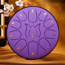 Steel Tongue Drum Percussion Instrument with Bag Book and