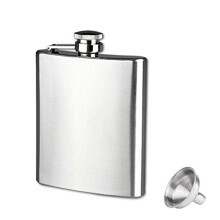 Stainless Steel Hip Flask Portable Liquor Bottle 18 oz