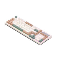 Washranp gaming keyboard LED backlit mechanical quiet 98-key