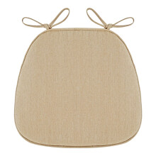 Linen Dining Chair Cushion U-Shape High-Density Foam 1 Piece