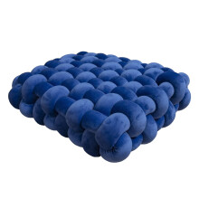 Washranp Knot Throw Pillow Solid Color Spandex 18x18 Inch