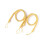 Worallymy polyester curtain holdback set 2 pieces gold 1