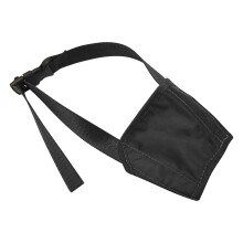 Dog Muzzle Nylon Breathable Adjustable Black L