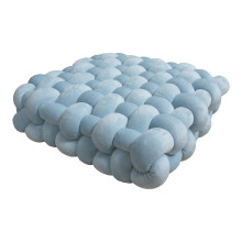Washranp Knot Throw Pillow Solid Color Spandex 18x18 Inch