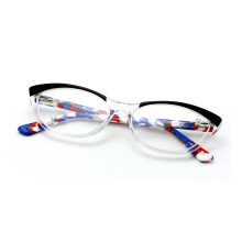 Women's cat eye acetate reading glasses - vintage slim