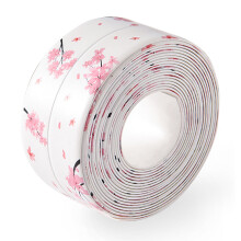 Washranp caulk tape vinyl waterproof flower print sealing