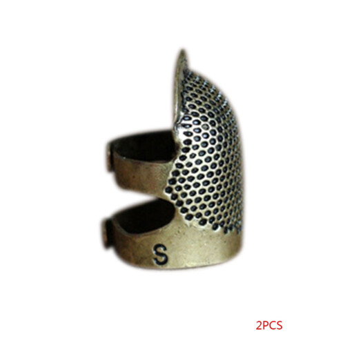 Brass Thimble Adjustable S Size 2 pcs