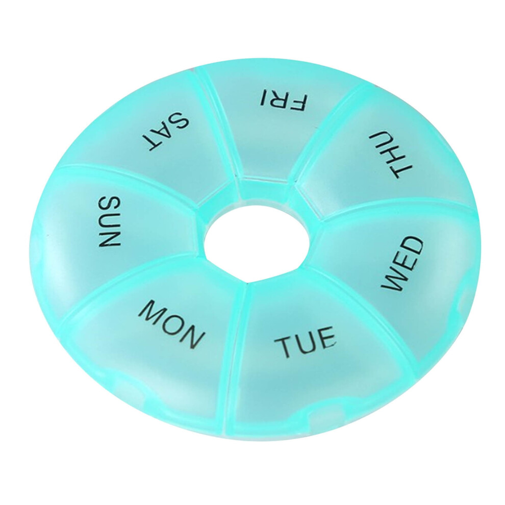 Weekly Pill Organizer Compact 7-Day Medication Box