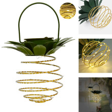 Solar Pineapple Lantern Outdoor Waterproof 24 LED