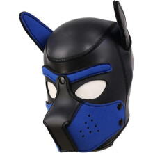 Máscara facial completa para perro hecha a mano, ideal para cosplay, disfraces de Halloween y como accesorio. Máscara de cabeza de anim