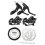 Bike Disc Brake Set Front Rear 140mm Mechanical Calipers 4