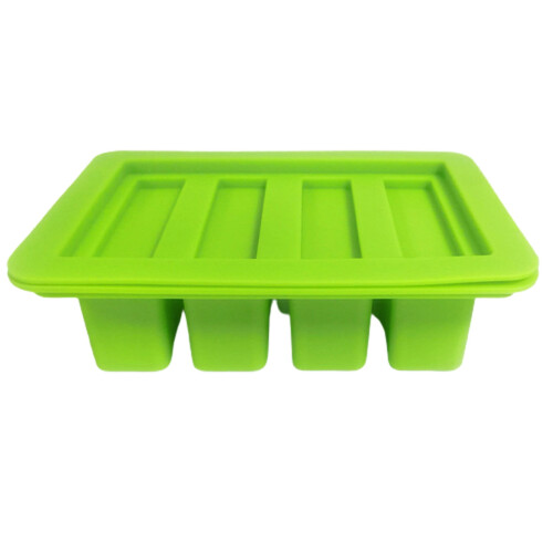 Silicone Butter Mold Food Grade Rectangle 4-Cavity
