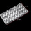 Chocolate candy mold scalloped shell 24 cavities 4