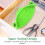 Collapsible Colander with Clip-On Strainer Green 6