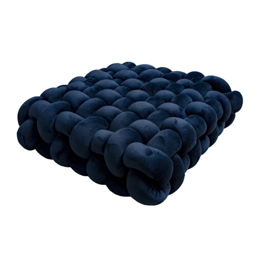 Washranp Knot Throw Pillow Solid Color Spandex 18x18 Inch