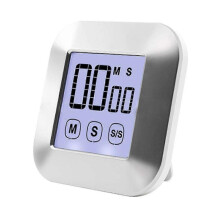 Reloj LCD grande multifunción con temporizador digital y alarma de cuenta regresiva.