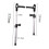 RV window support rods for slide windows 2 pcs 7