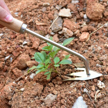 Washranp Stainless Steel Weeder V-Fork Handheld Pulling
