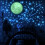 Moon Wall Decal Glow-in-the-Dark 3D Large 4