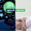Moon Wall Decal Glow-in-the-Dark 3D Large 5