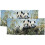 Panda valance curtain rod pocket 54x18 in 2-panel 1