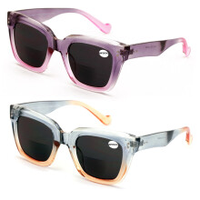 Women's bifocal sunglasses UV protection +2.00 2 pairs