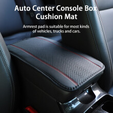 Almohadilla antideslizante e impermeable para reposabrazos de coche Kripyery, ideal para la consola central y accesorios de coche.