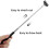 Back Scratcher Stainless Steel Extendable 7.87-26.77 Inch 2