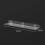 Acrylic wall-mounted floating shelf clear 30cm 1