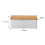 Metal bread box kitchen storage container 1 piece 8