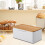 Metal bread box kitchen storage container 1 piece 5