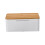 Metal bread box kitchen storage container 1 piece 2