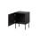 Bedside table 2 pcs. SIENA 44.5x40x59 black matt 2