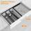 Silverware Drawer Organizer Mesh Interlocking 3-Pack 4