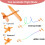 Tinglu LED foam glider airplane toy for kids 5