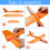 Tinglu LED foam glider airplane toy for kids 7