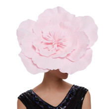 Washranp fascinator hat solid foam flower hair clip 1 piece