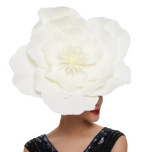 Washranp fascinator hat solid foam flower hair clip 1 piece