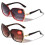 Women's bifocal oversized reading sunglasses UV400 +1.75 2 1