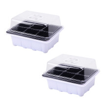 Wamans seedling tray with lid and ventilation 1 pack