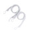 Worallymy polyester curtain holdback set 2 pieces grey 2