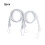 Worallymy polyester curtain holdback set 2 pieces grey 3