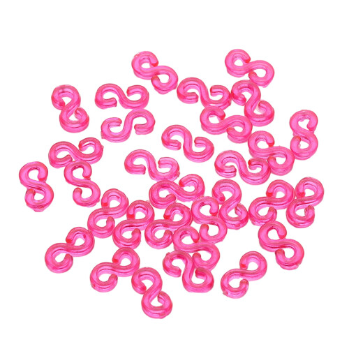 Rubber Band Clips S-Shaped Elastic Buckles 500 pcs