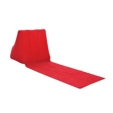 Inflatable Camping Chair Mat with Backrest PVC Flocking 1pc