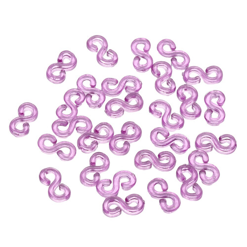 Rubber Band Clips S-Shaped Elastic Connectors 500 pcs