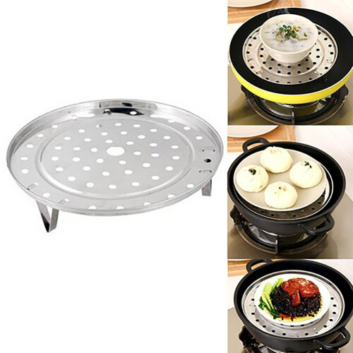 Stainless Steel Steaming Rack Round 10-inch