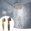 Retro handheld shower head with bracket, high pressure 7
